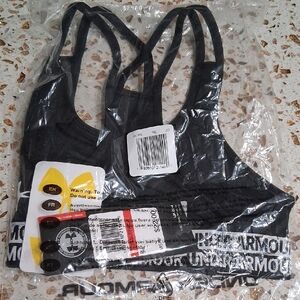Under Armour Black Strappy Sports Bra